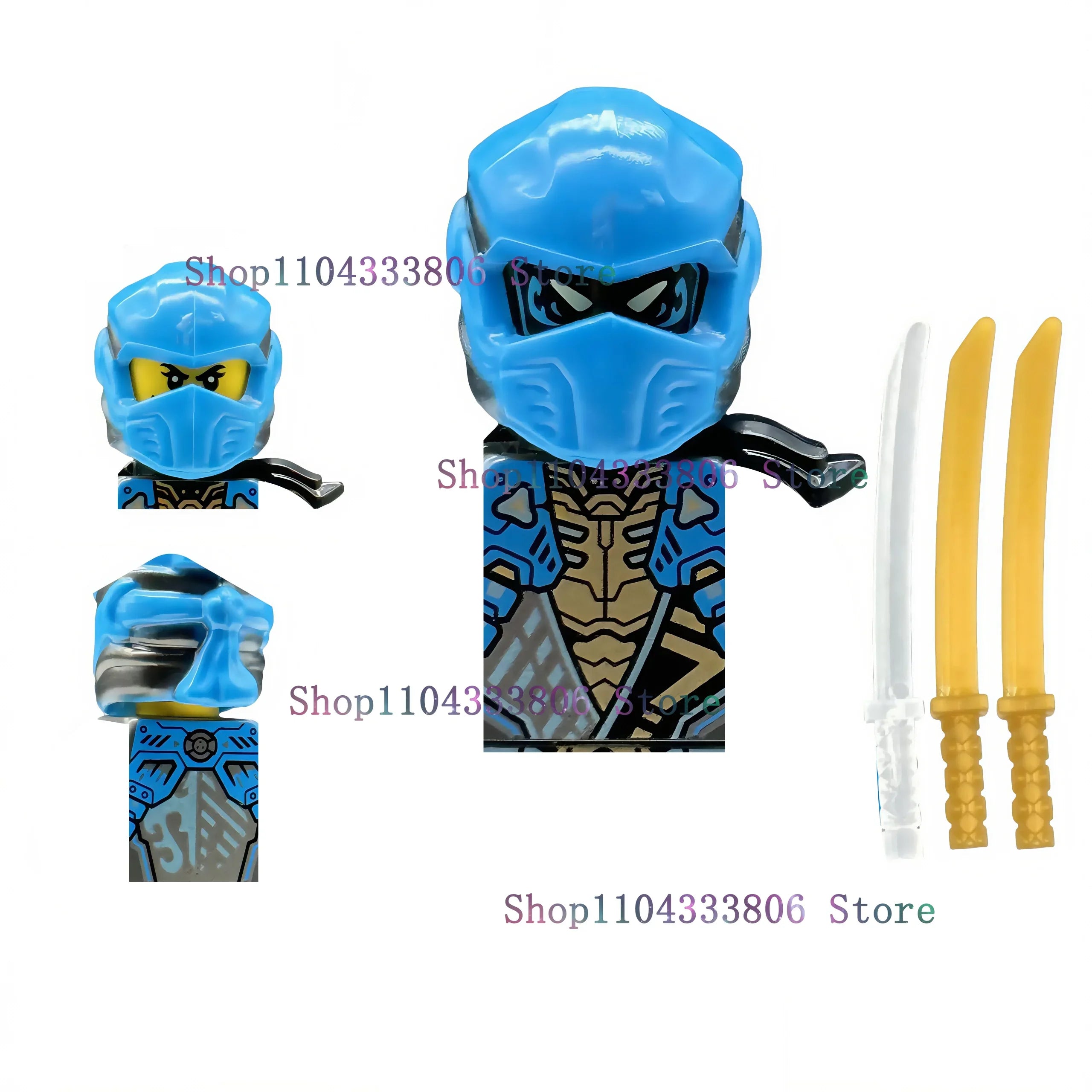Anime Cartoon TV Ninja Toy Dragons Rising Forbidden Five Nokt Rox Zarkt Drix Kur Pixal Bricks Building Blocks for Kids Gifts