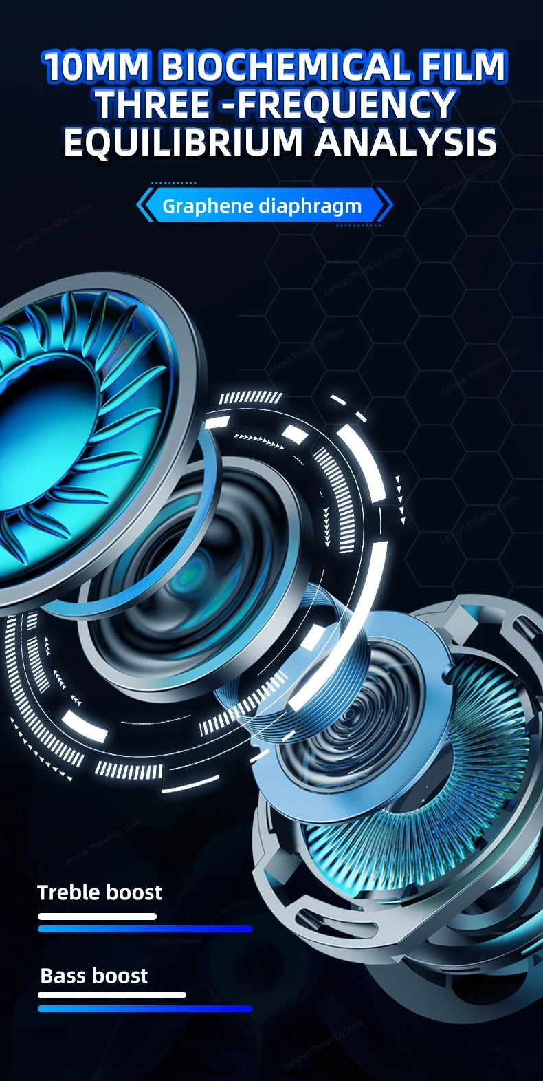 Lenovo GM2 Pro Gaming Earphones Bluetooth 5.3 Sport Headset Dual Mode HD Call Noise Reduction Earbuds with Mic Music Earphones