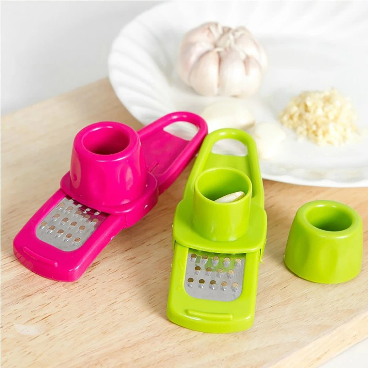 Garlic Ginger Grater Grinder Spice Mill Kitchen Tools Cooking Utensil Gadgets Manual Food Processors Shredder Accessories