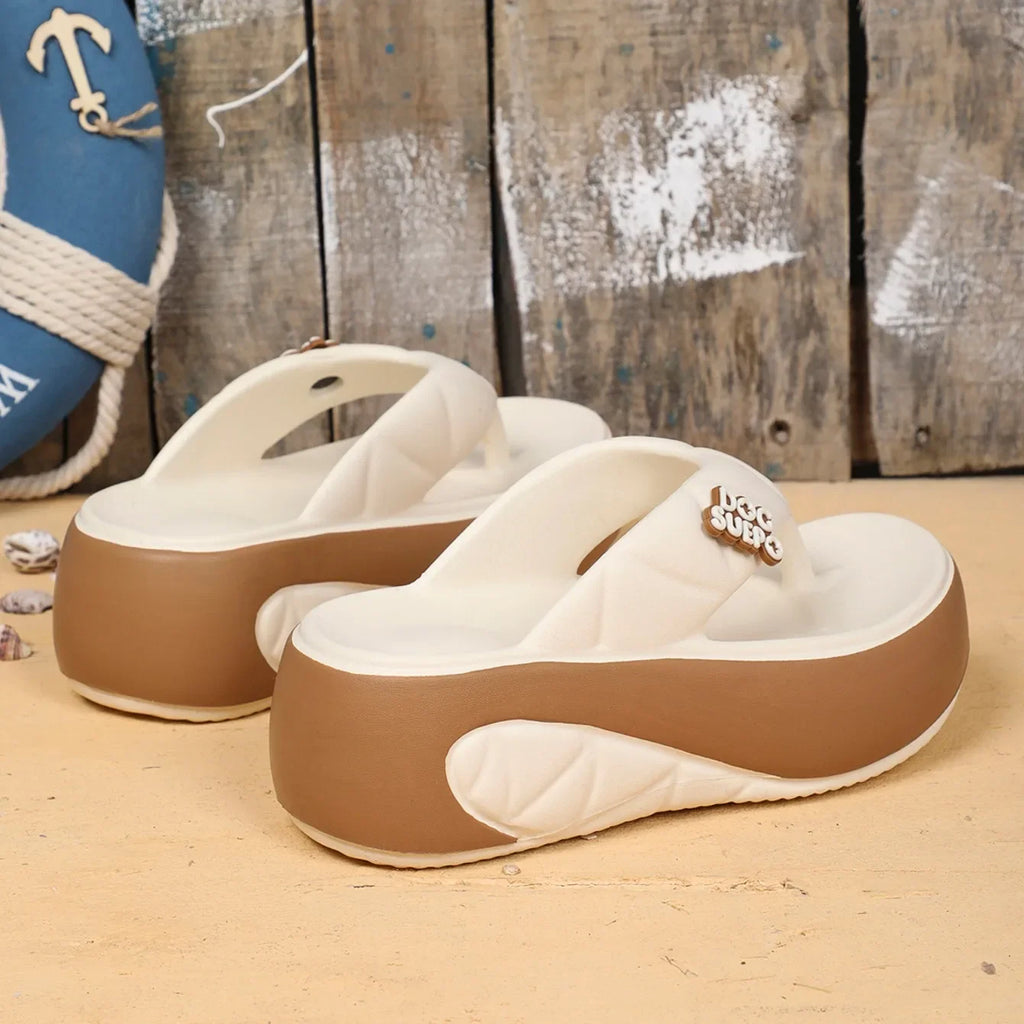 Women Slippers 2024 Summer New Fashion Sandals Comfortable Casual Shallow Designer Slippers Outdoor Beach Platform Slides Women