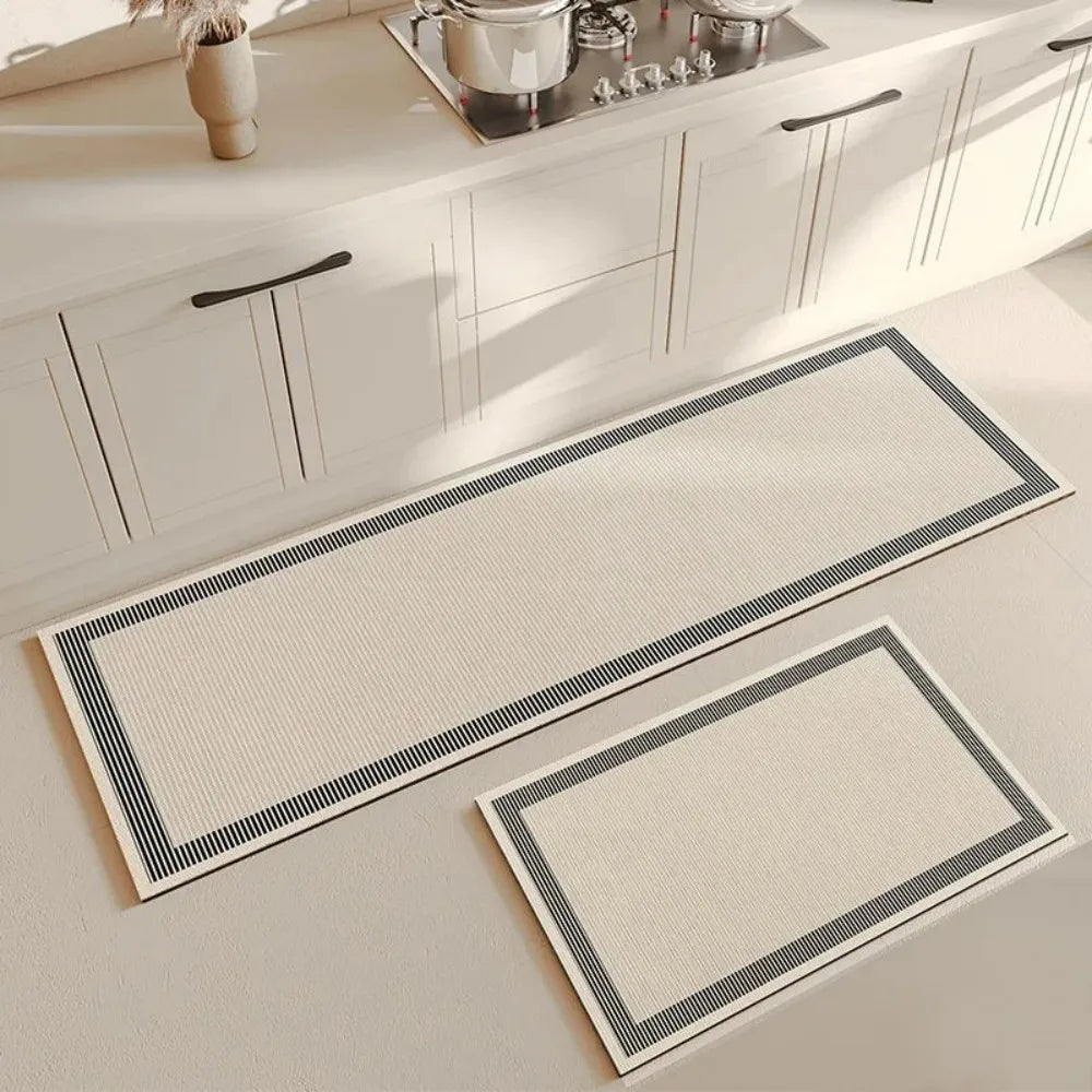 VIKAMA Multi-Functional Non-Slip Mat & Carpet Absorbs Water, Features Stylish Patterns, Ideal for Kitchens and Bathrooms