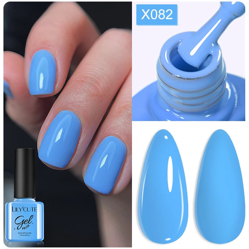 LILYCUTE 8ml Pink Dried Flower Gel Nail Polish Natural Flower Fairy Nail Art Gel Soak Off UV LED Painting Varnish For Nails DIY