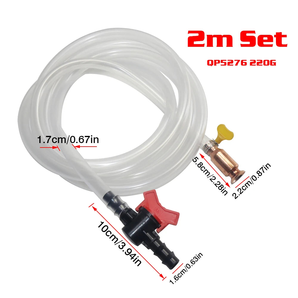 Self Suction Oil Pump Copper PVC Filler Pipe Manual Pumping Oil Pipe Fittings Siphon Connector Fuel Water Shaker Siphon