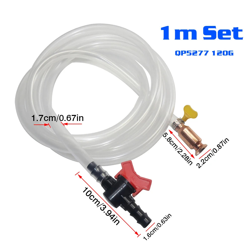 Self Suction Oil Pump Copper PVC Filler Pipe Manual Pumping Oil Pipe Fittings Siphon Connector Fuel Water Shaker Siphon