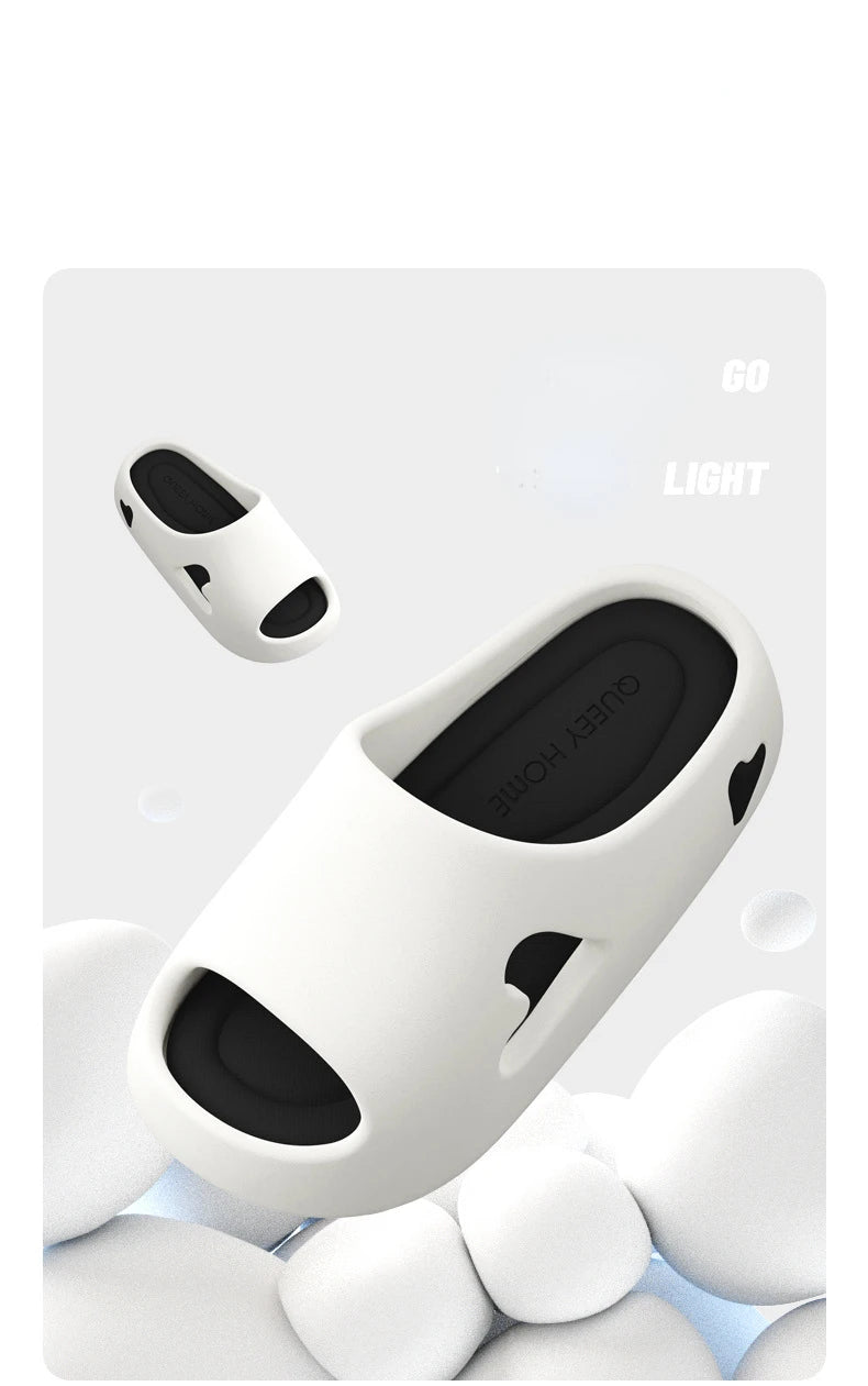 Summer Indoor Outdoor Women Sandal Platform Style Soft EVA Non Slip Love Design Home House Slippers Beach Slides Flip Flops shoe