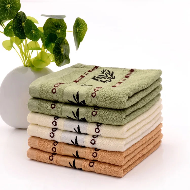 Set of 1/4/6 Bamboo Fiber Towels Sets Home Bath Towels Adults Face Towel Thick Absorbent Luxury Bathroom Towels Toalha De Praia