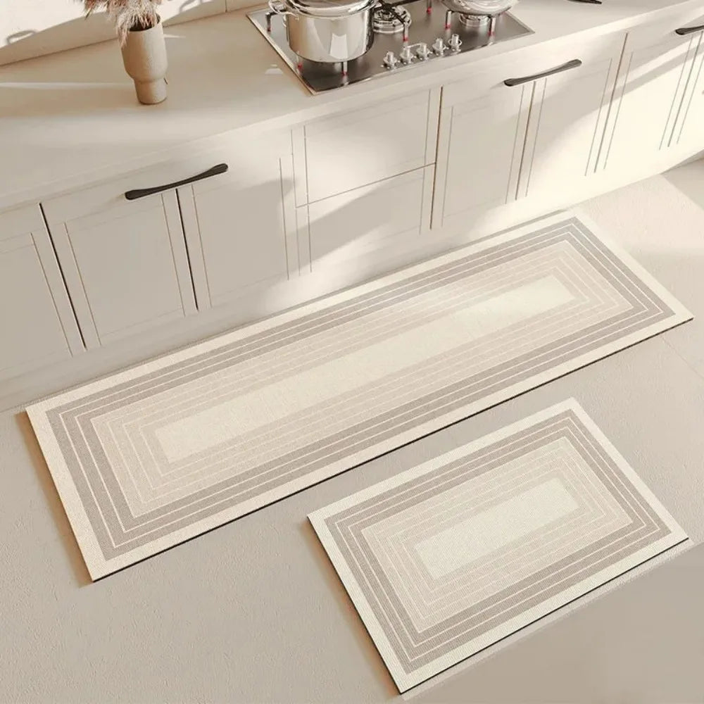 VIKAMA Multi-Functional Non-Slip Mat & Carpet Absorbs Water, Features Stylish Patterns, Ideal for Kitchens and Bathrooms