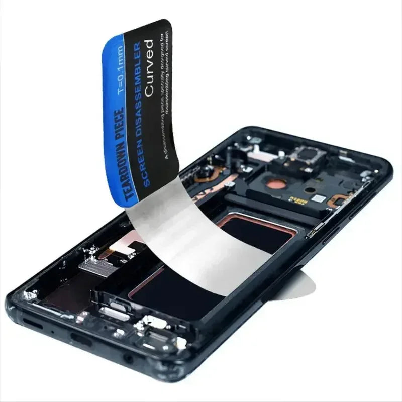 1 Piece Opening Pry Card Tools Steel Metal Ultra Thin Flexible Mobile Phone Disassemble Mobile Phone Curved LCD Screen Spudger