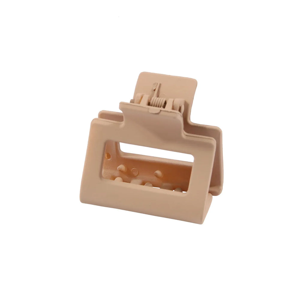 Fashion Medium Hair Claw Clips Non-slip Crab Square Matte for Women Girls, Strong Hold Banana Clips for Thick Thin Hair