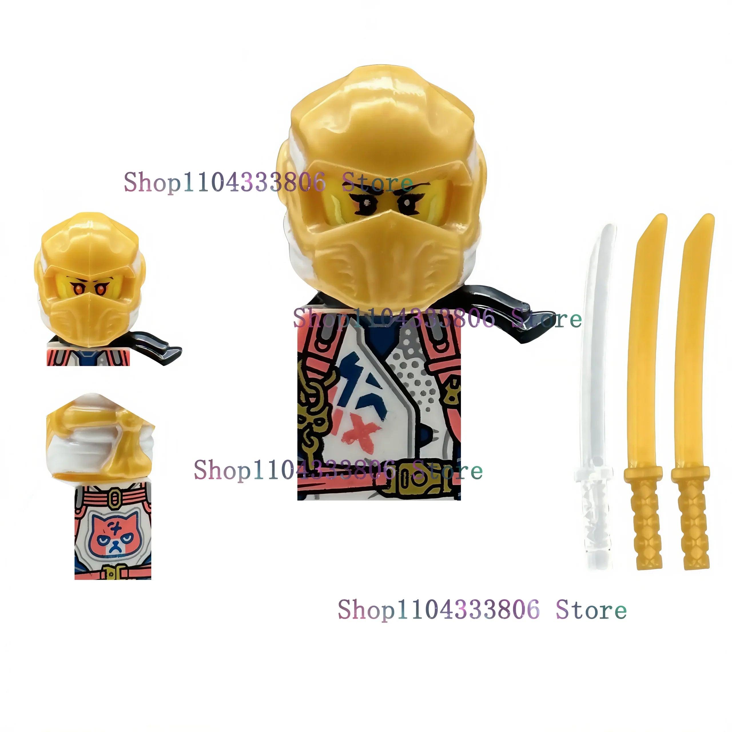 Anime Cartoon TV Ninja Toy Dragons Rising Forbidden Five Nokt Rox Zarkt Drix Kur Pixal Bricks Building Blocks for Kids Gifts