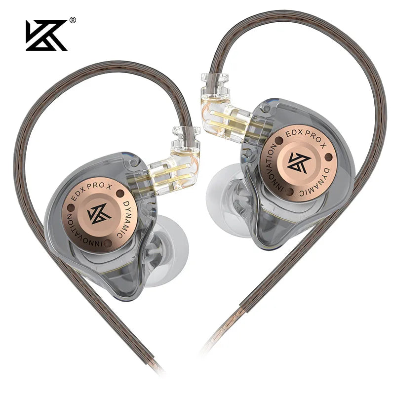 KZ EDX Pro X dynamic driving headphones in-ear monitoring earplugs HIFI bass hi-fi headphones stage sports headphones