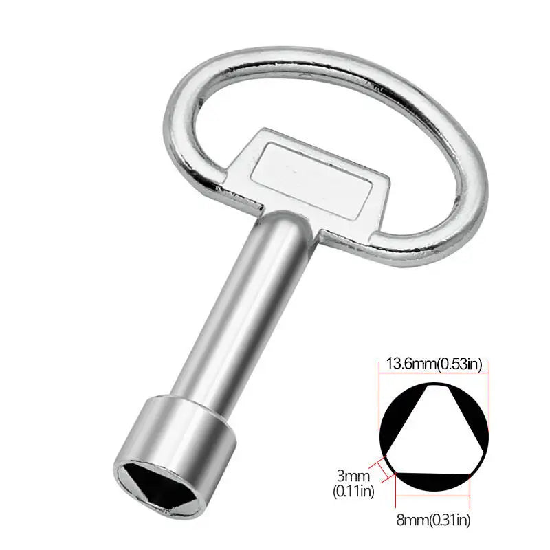 1 Way Service Utility Key Key Plumber Keys Triangle For Gas Electric Meter Cabinets