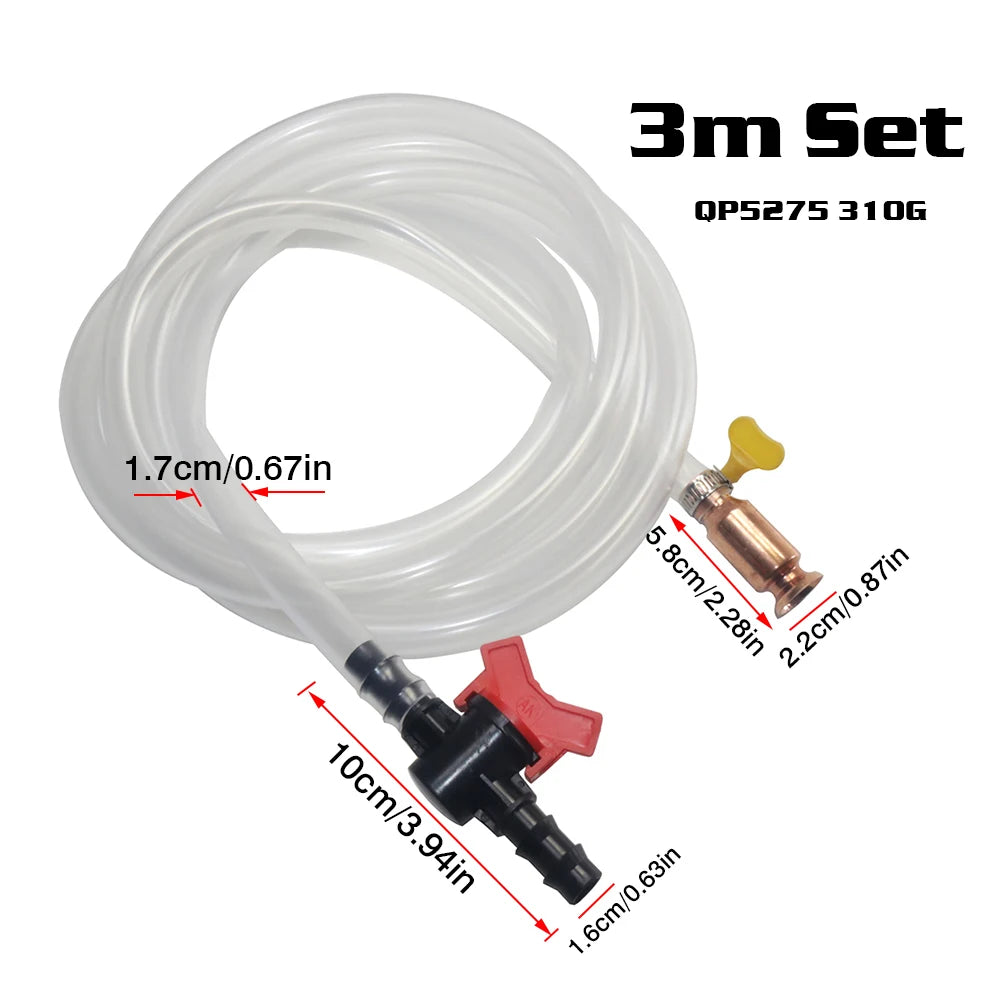 Self Suction Oil Pump Copper PVC Filler Pipe Manual Pumping Oil Pipe Fittings Siphon Connector Fuel Water Shaker Siphon