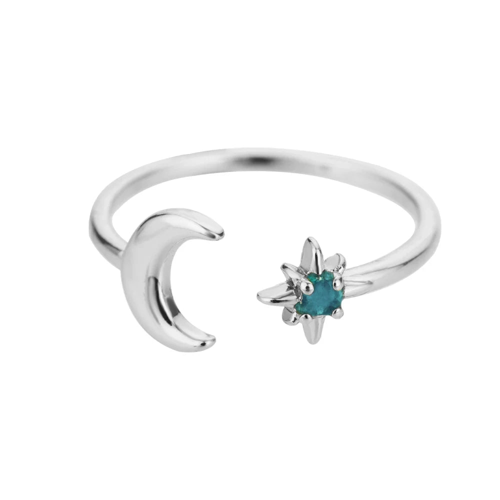 Stainless Steel Lotus Flower Ring for Women Gold Color Vintage Stone Opal Oval Flower Ring Fashion Aesthetic Jewelry Gift