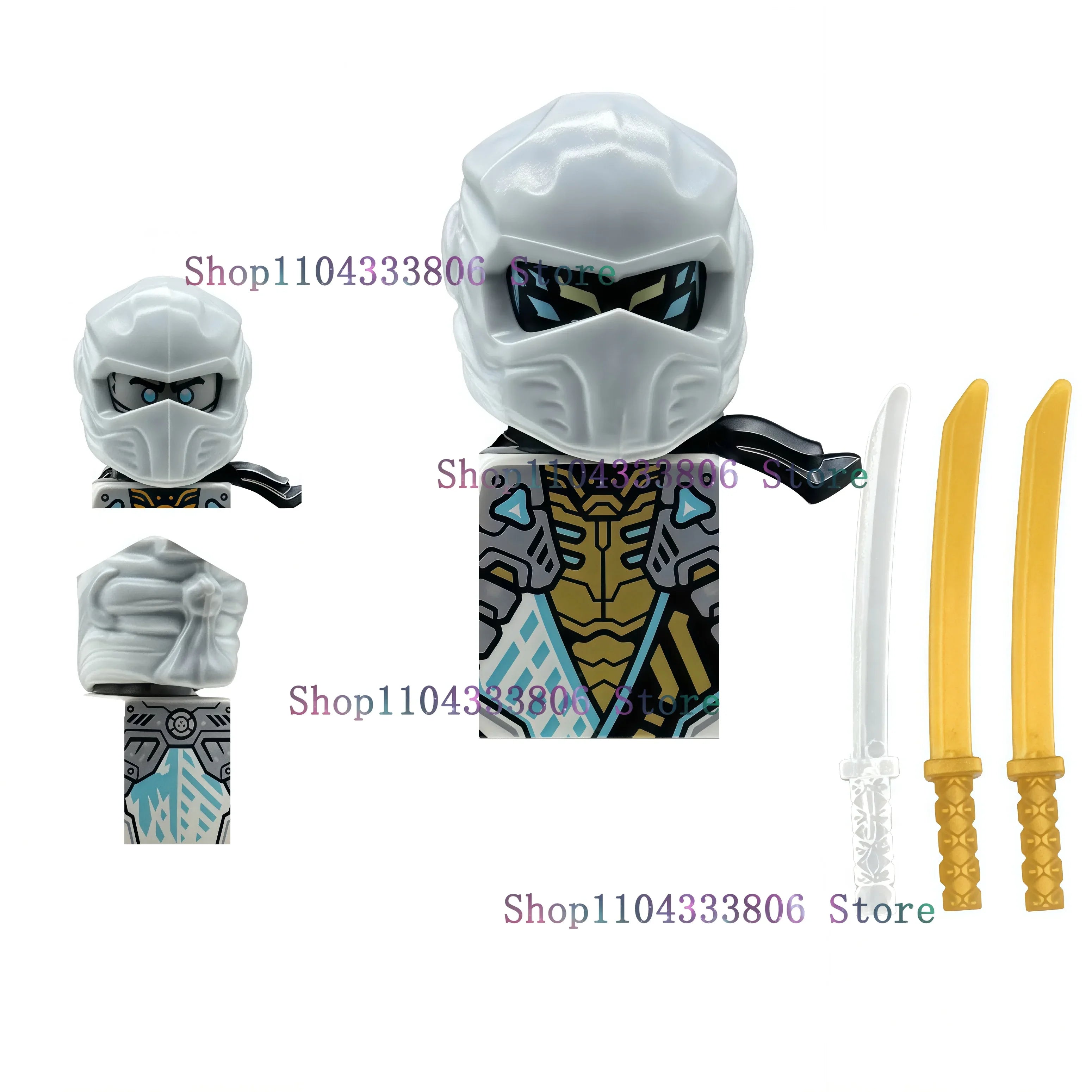 Anime Cartoon TV Ninja Toy Dragons Rising Forbidden Five Nokt Rox Zarkt Drix Kur Pixal Bricks Building Blocks for Kids Gifts