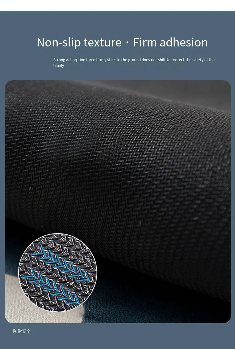 VIKAMA Crystal Velvet Minimalist Kitchen Floor Mat Absorbent Dirt Resistant Long Strip Mat Household Entrance Door Foot Mat