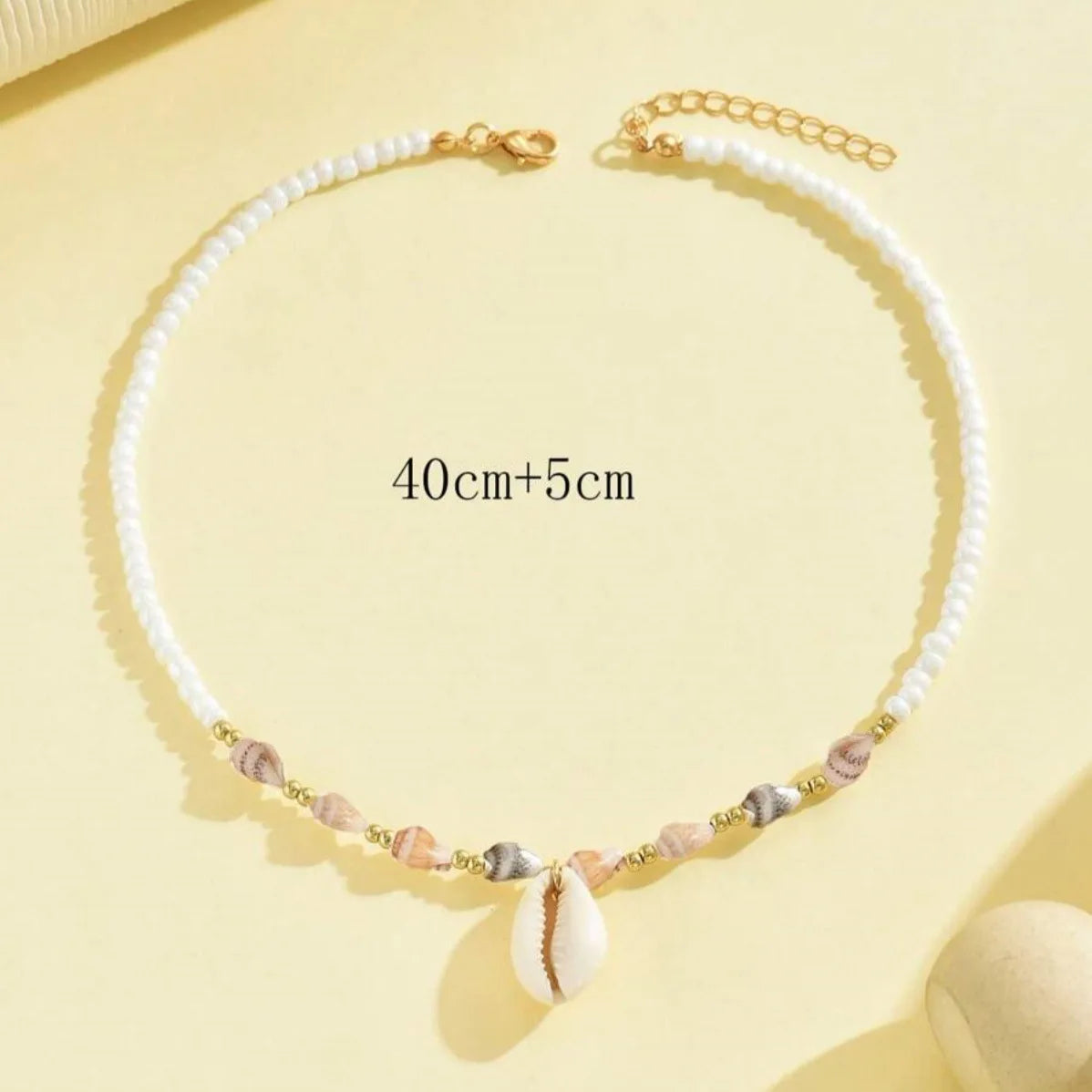 New Beach Style Seashell Necklace Beaded Choker Necklaces for Women Handmade Starfish Pendant Fashion Ocean Jewelry Чокер