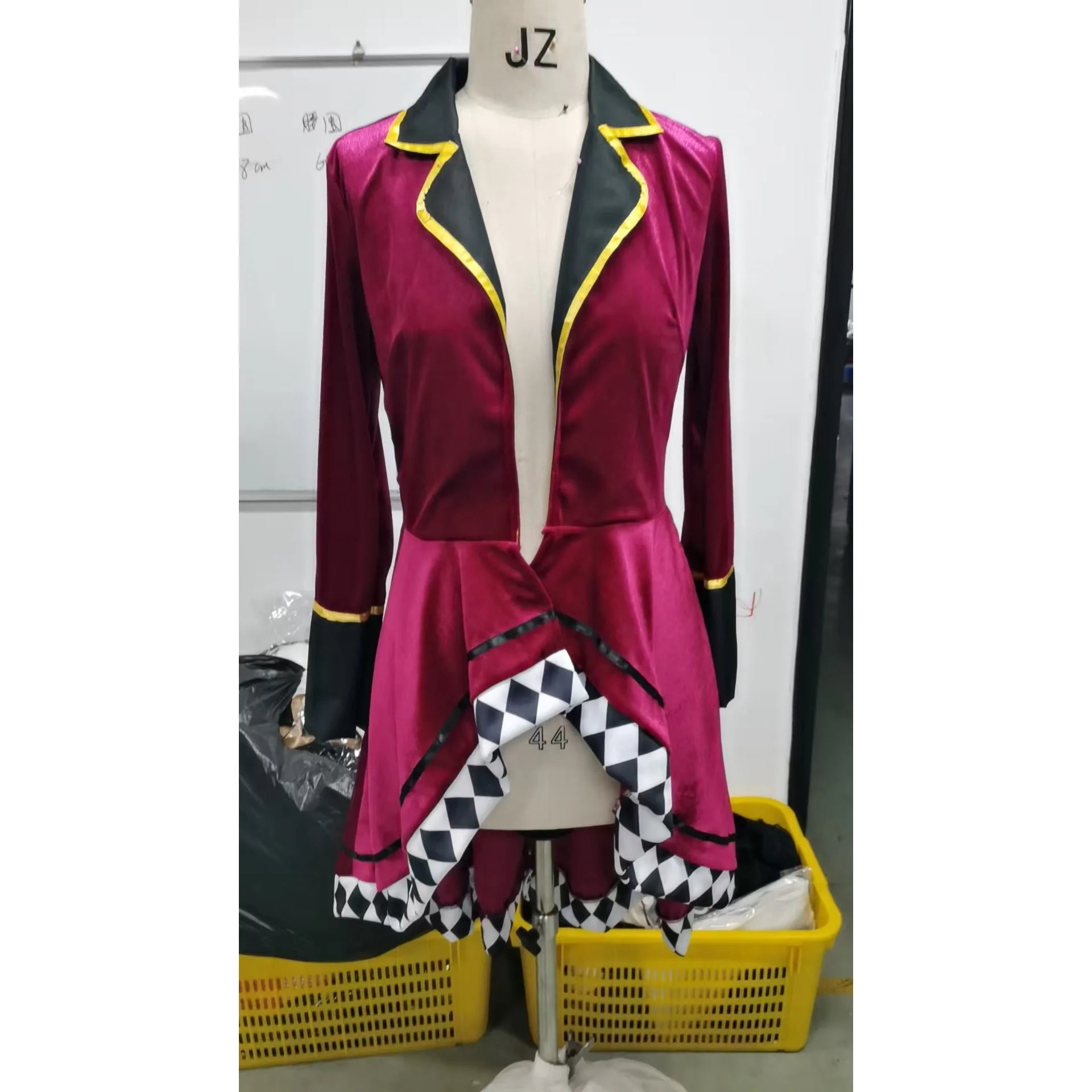 Halloween Costume For Women Cosplay Circus Magician Role Play Stage Outfit Performance Holiday Party Outfits