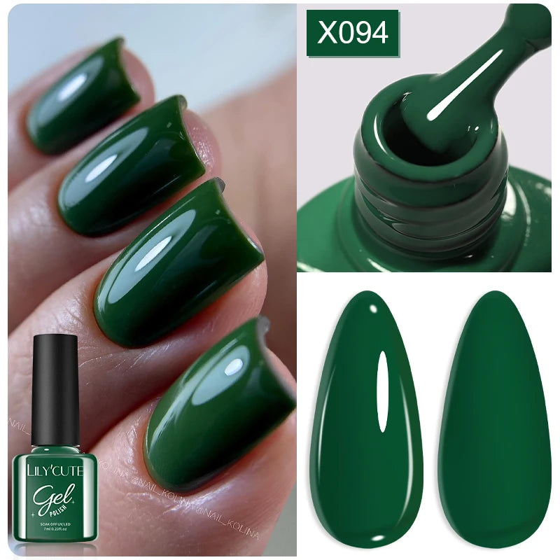 LILYCUTE 8ml Pink Dried Flower Gel Nail Polish Natural Flower Fairy Nail Art Gel Soak Off UV LED Painting Varnish For Nails DIY