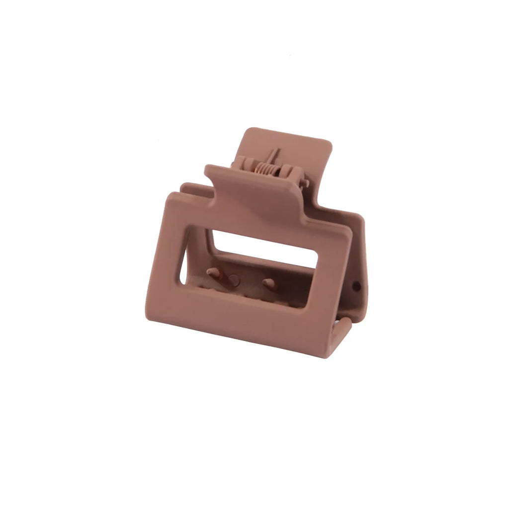 Fashion Medium Hair Claw Clips Non-slip Crab Square Matte for Women Girls, Strong Hold Banana Clips for Thick Thin Hair