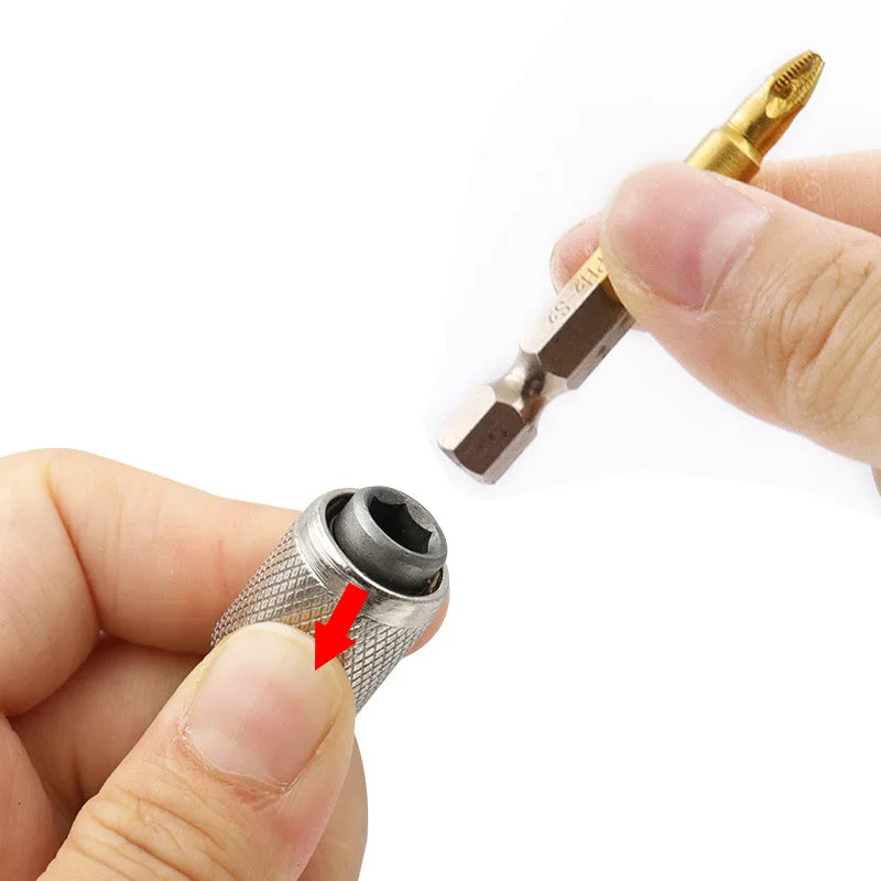 1pc Electric Hammer Conversion Connecting Rod Sleeve SDS Round Shank to Hexagon Converter Impact Drill Head Adapter Tool Texture