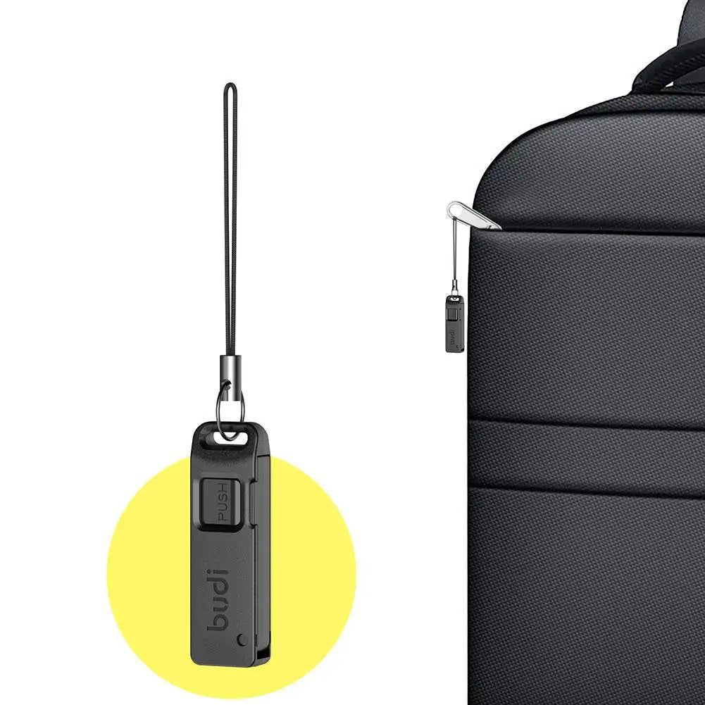 Anti-Lost Sim Card Pin Needle with Storage Case Key Tool Mobile Phone Ejecting Pin SIM Card Tray Ejection Pin Keyring