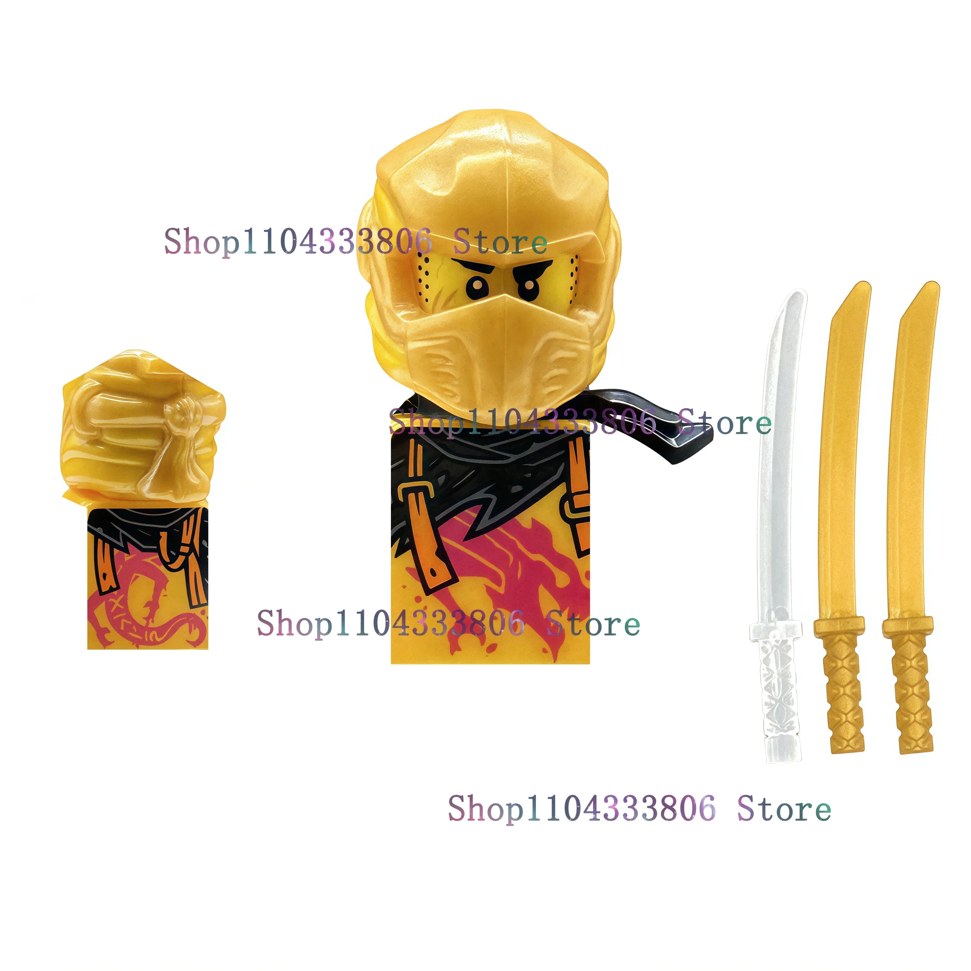 Anime Cartoon TV Ninja Toy Dragons Rising Forbidden Five Nokt Rox Zarkt Drix Kur Pixal Bricks Building Blocks for Kids Gifts