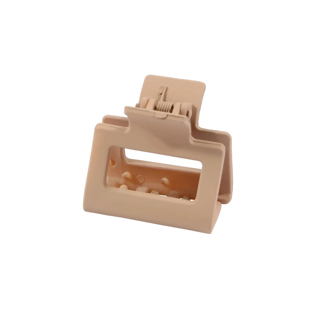 Fashion Medium Hair Claw Clips Non-slip Crab Square Matte for Women Girls, Strong Hold Banana Clips for Thick Thin Hair