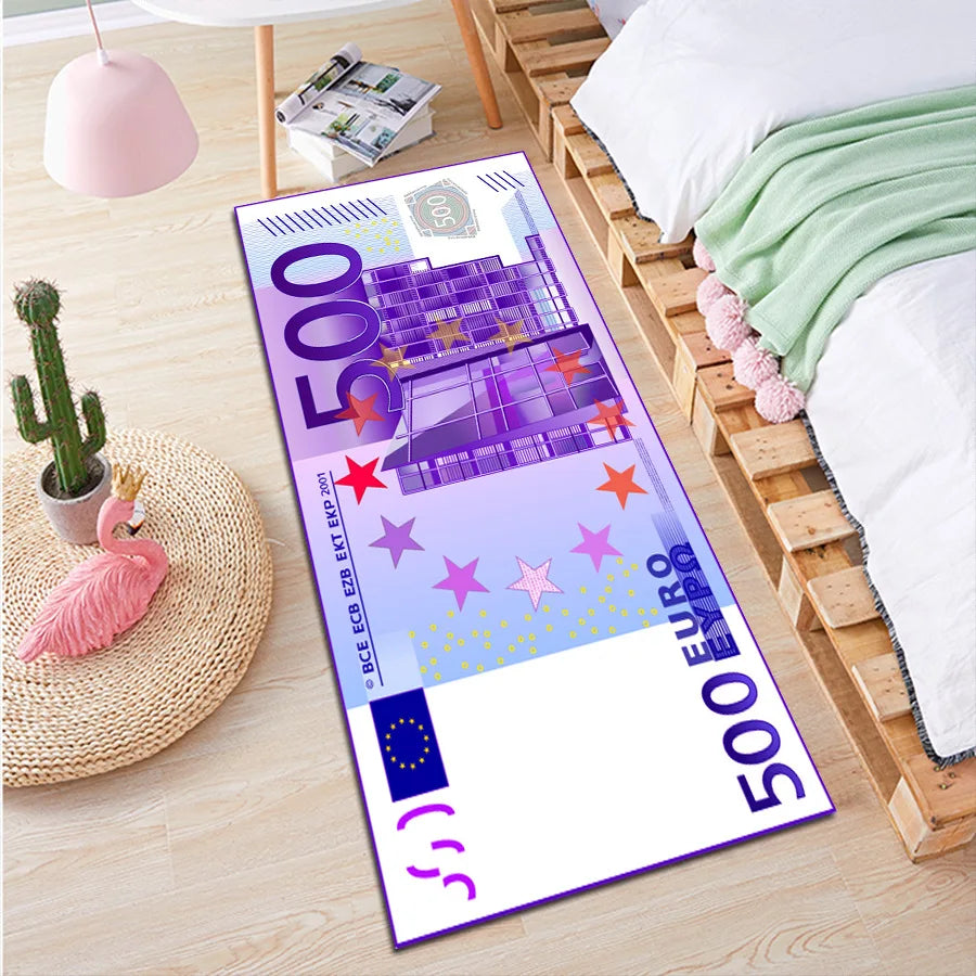 VIKAMA Creative Long strip bedroom bed dollar rug living room rectangular entryway corridor bay window non-slip floor mat