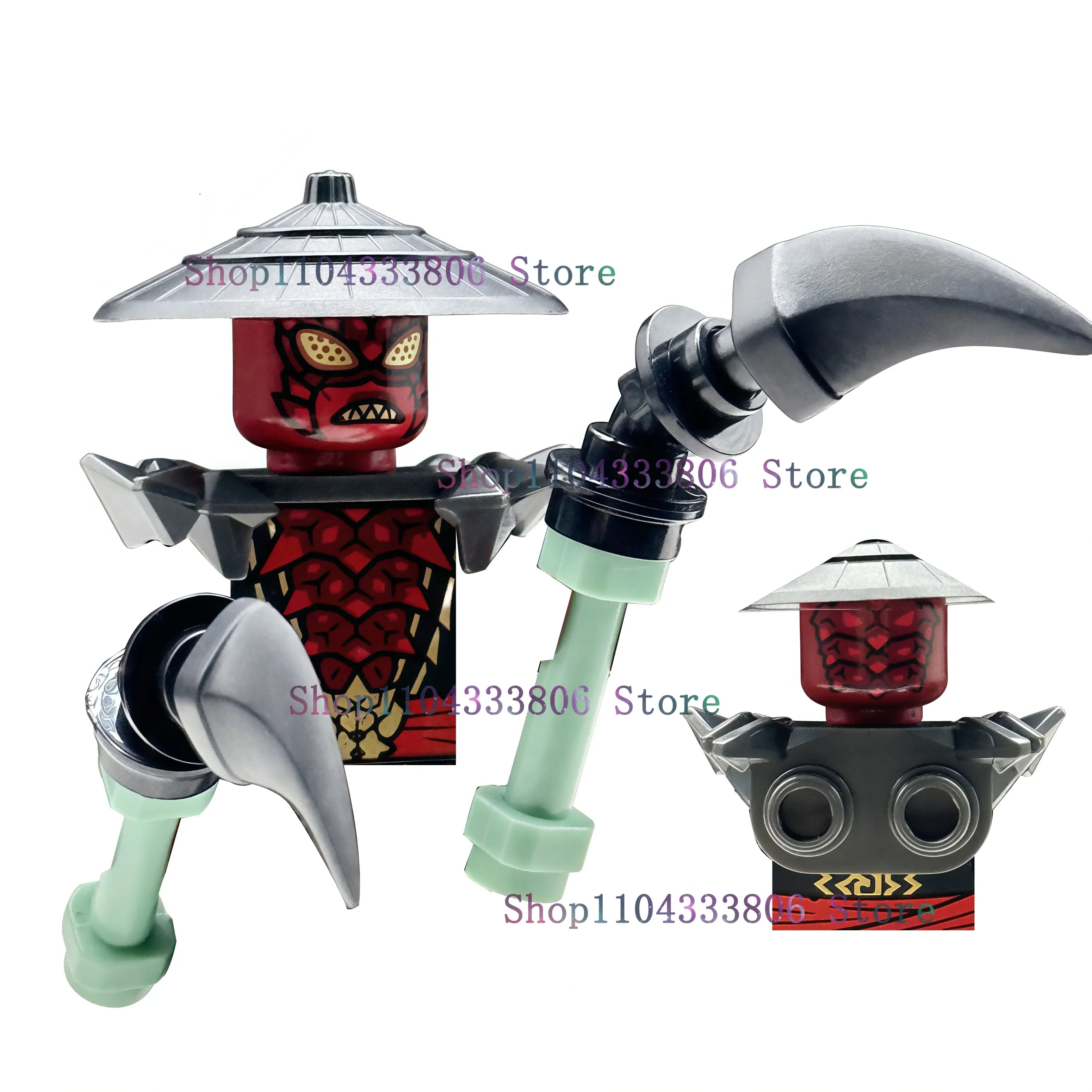 Anime Cartoon TV Ninja Toy Dragons Rising Forbidden Five Nokt Rox Zarkt Drix Kur Pixal Bricks Building Blocks for Kids Gifts