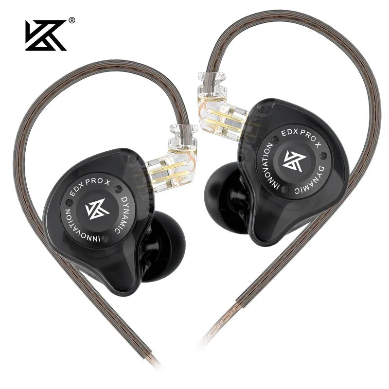 KZ EDX Pro X dynamic driving headphones in-ear monitoring earplugs HIFI bass hi-fi headphones stage sports headphones