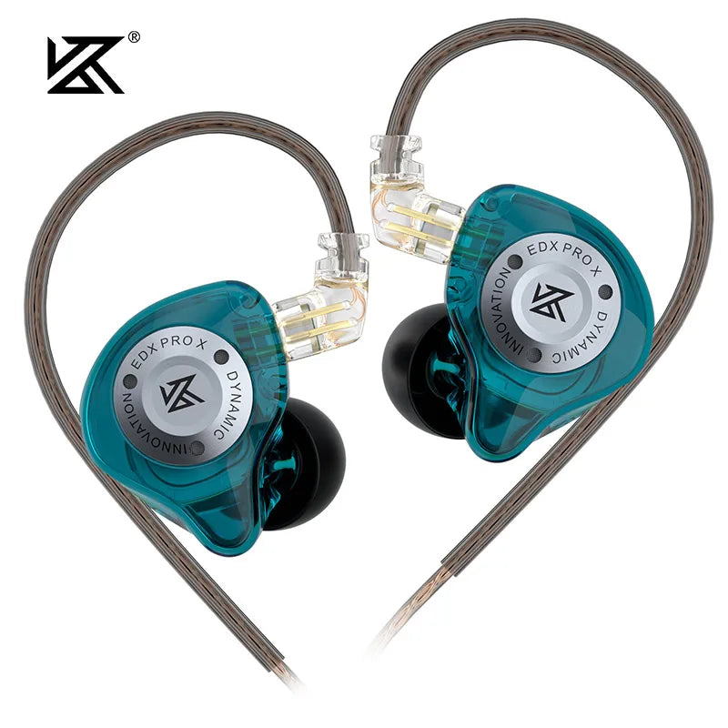 KZ EDX Pro X dynamic driving headphones in-ear monitoring earplugs HIFI bass hi-fi headphones stage sports headphones