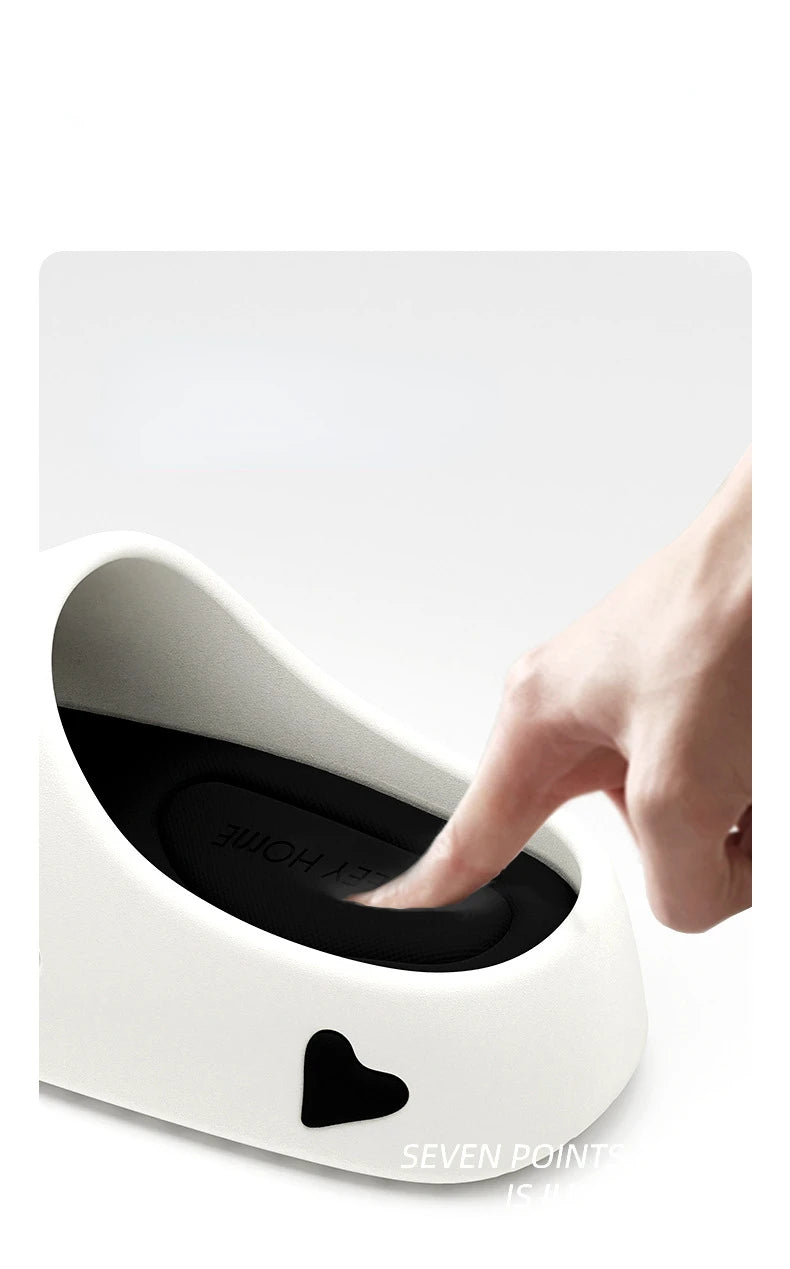 Summer Indoor Outdoor Women Sandal Platform Style Soft EVA Non Slip Love Design Home House Slippers Beach Slides Flip Flops shoe