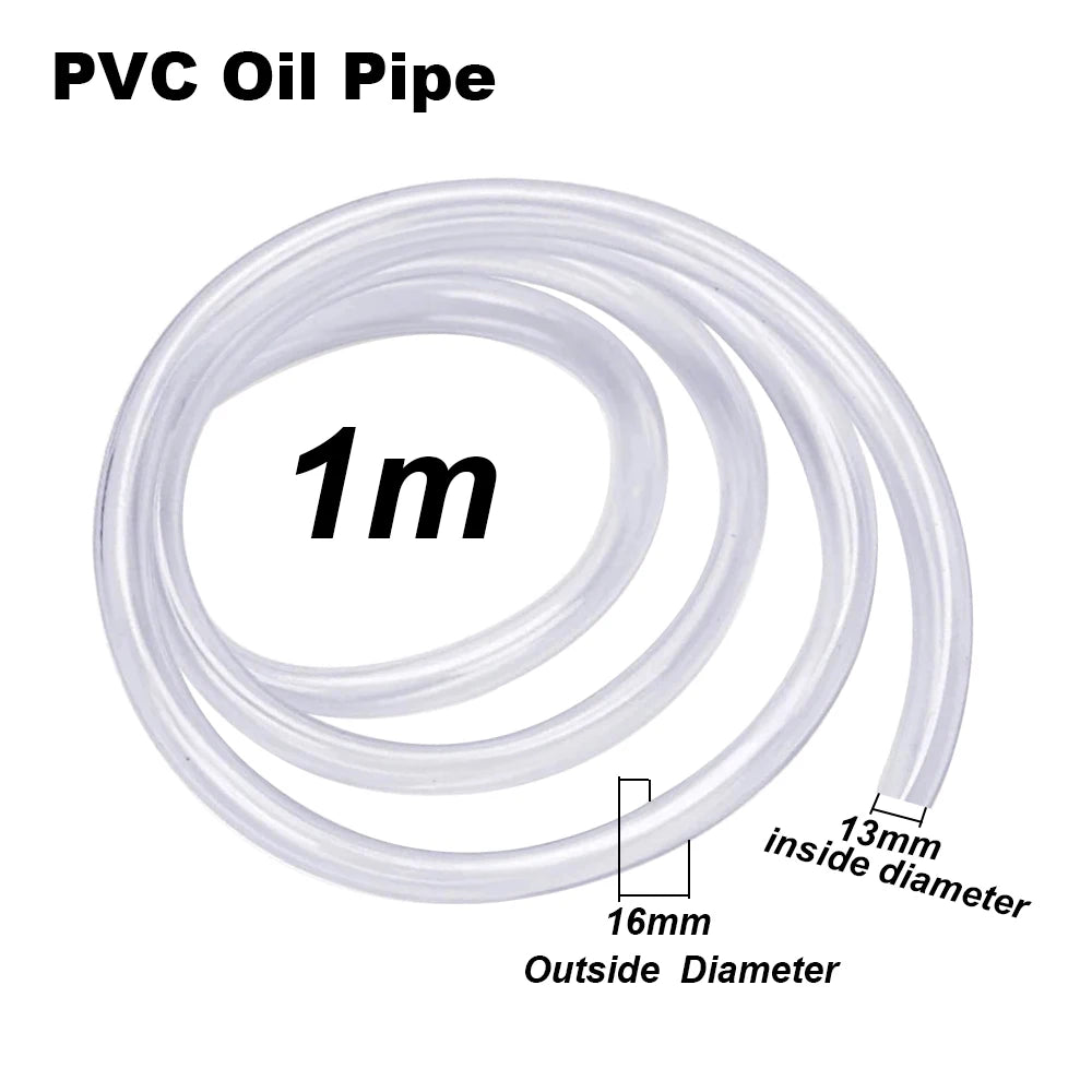 Self Suction Oil Pump Copper PVC Filler Pipe Manual Pumping Oil Pipe Fittings Siphon Connector Fuel Water Shaker Siphon