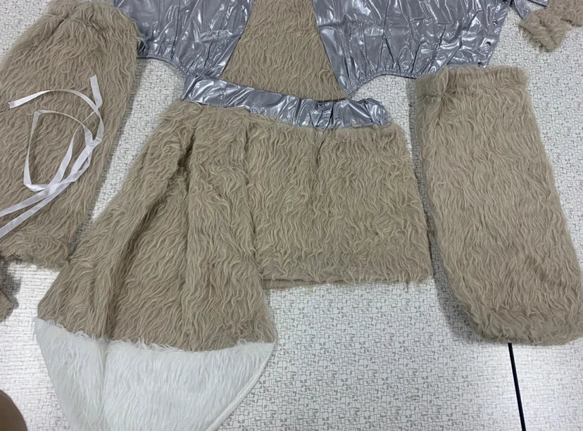 Halloween Cosplay Costume Sexy Holiday Party Dress Suit Woman Backless Fashion Funny Bring Hat Stage Costume Streetwear Clothes