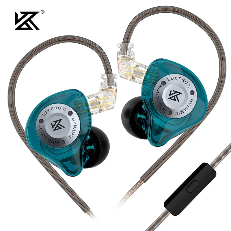 KZ EDX Pro X dynamic driving headphones in-ear monitoring earplugs HIFI bass hi-fi headphones stage sports headphones
