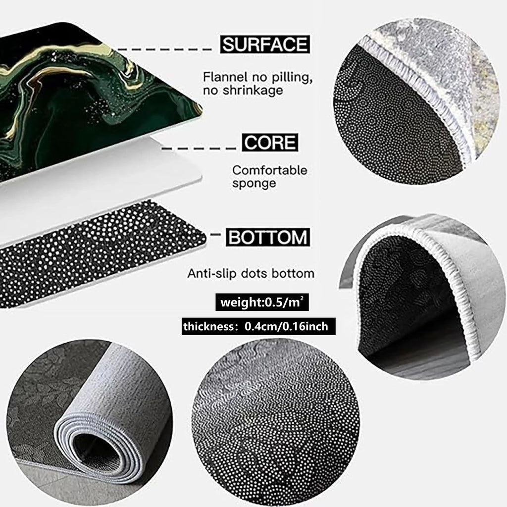 VIKAMA Multi-Functional Non-Slip Mat & Carpet Absorbs Water, Features Stylish Patterns, Ideal for Kitchens and Bathrooms